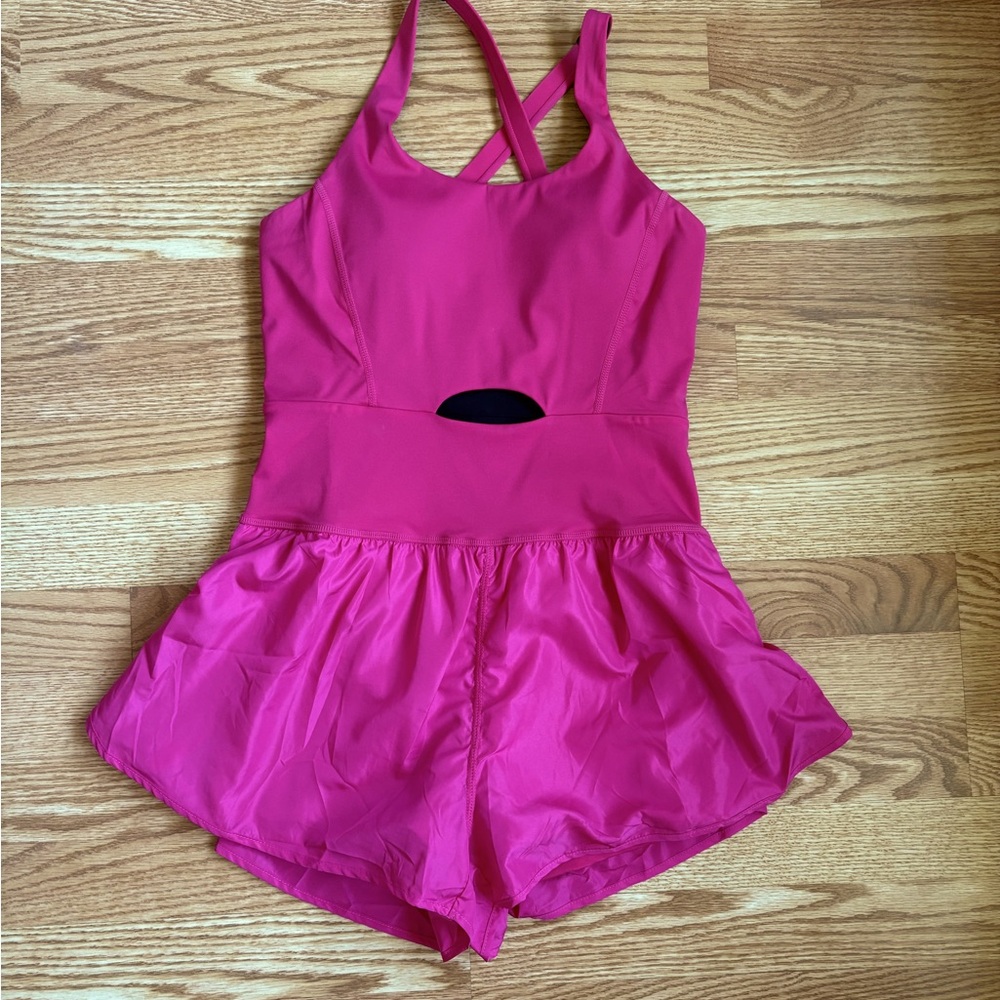 Pink Athletic Romper